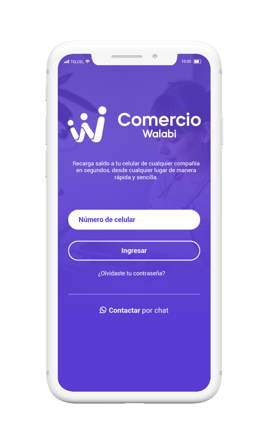 Walabi comercio app inicio